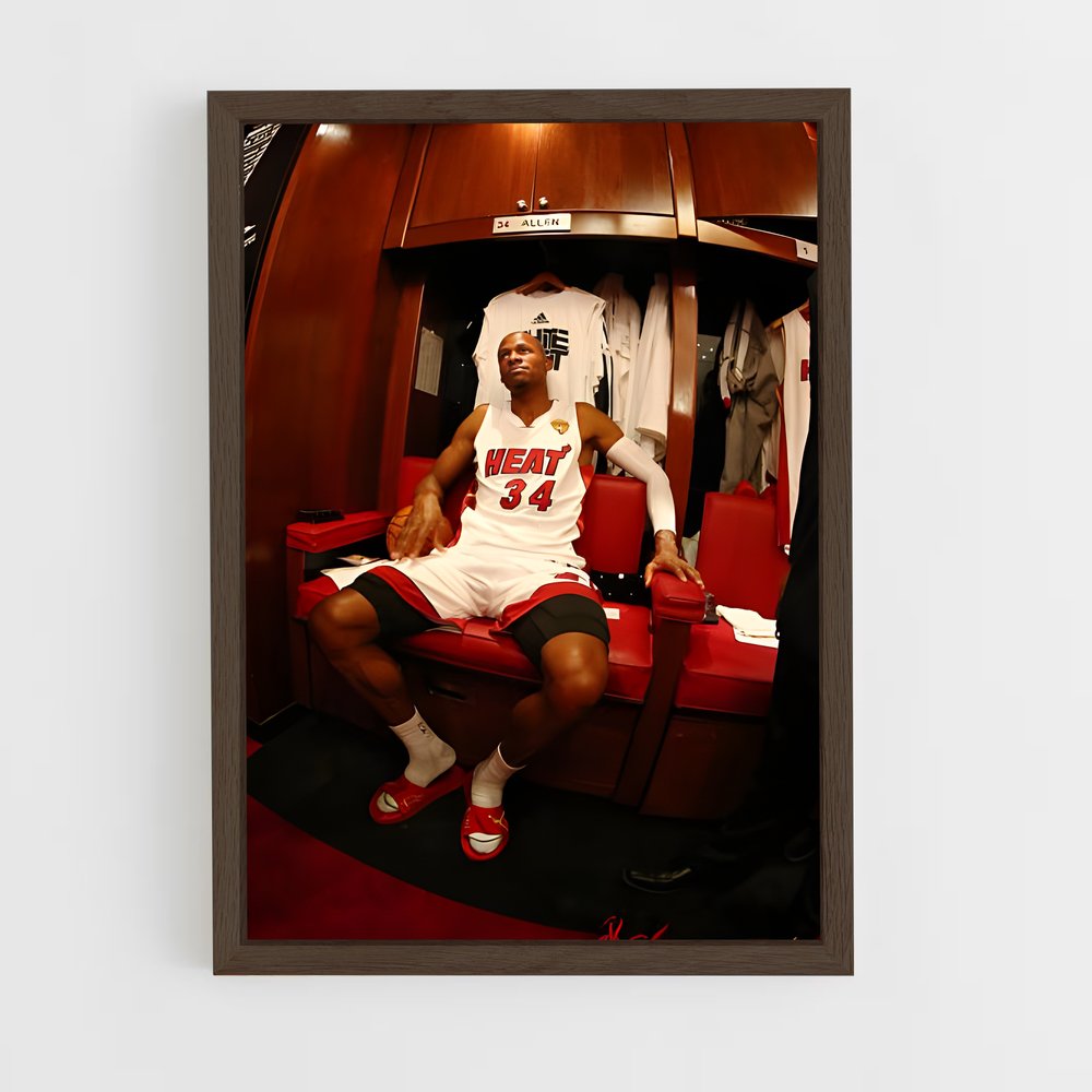 Poster Ray de allen – affiche Basketball (vue 5)